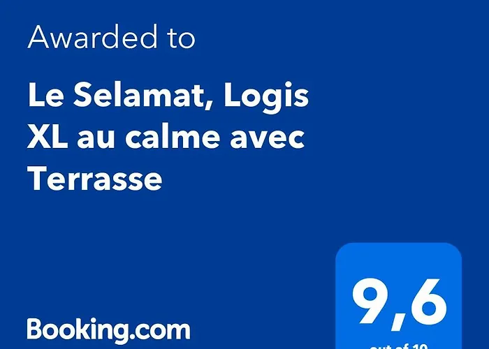 Le Selamat, Logis Xxl Au Calme Avec Terrasse